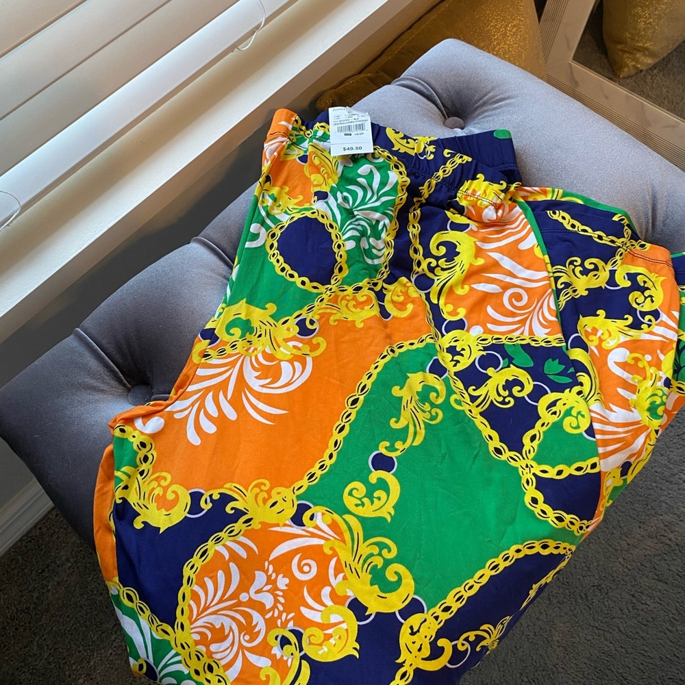 Ashley Stewart Multicolor Wide Leg pants